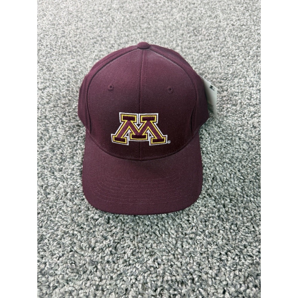Vintage Minnesota Golden Gophers Starter Adjustable Strapback Hat Red NWT